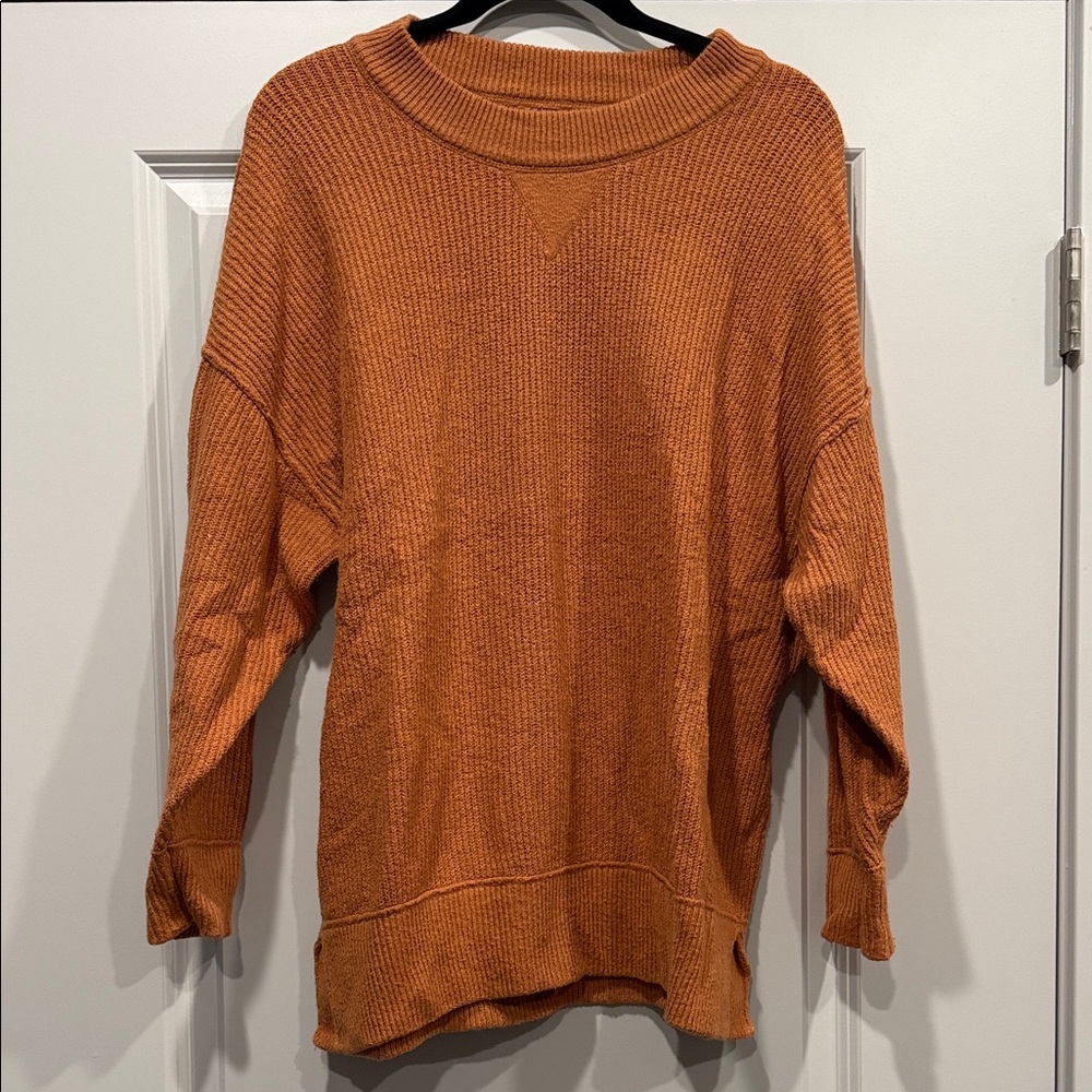 Aerie Women’s Crewneck Sweater in Rich Orange